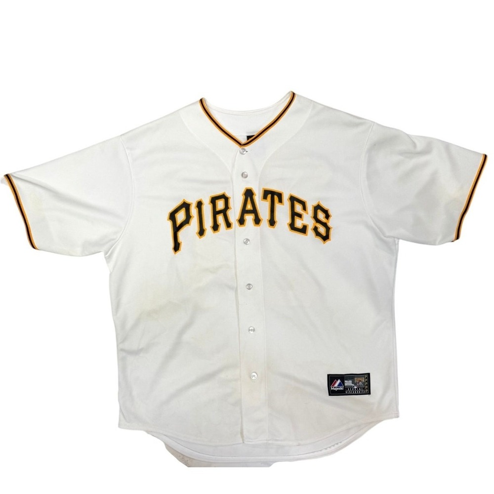 Pedro Alvarez Pittsburgh Pirates MLB 24 Jersey XL Majestic White Stitched
